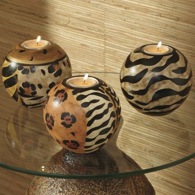 Set Of Animal Candle Orbs