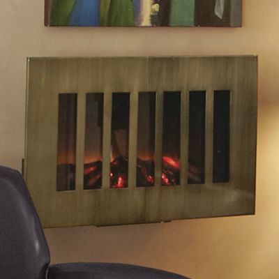 Bungalow Slide Front Wall Fireplace
