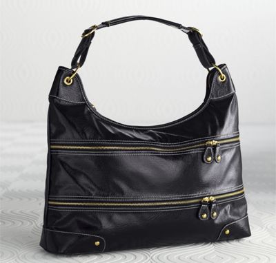 Zipper Front Hobo