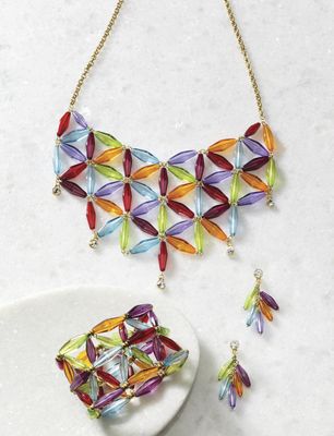 Multicolor Tap Bead Jewelry