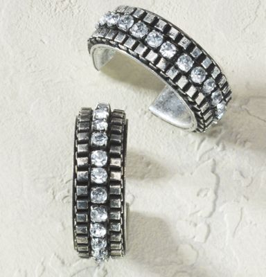 Burnished Hoops