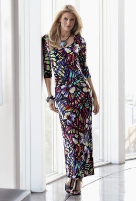 stained glass maxi dress