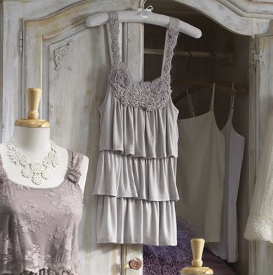 love note tiered tank