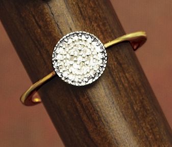 diamond cluster ring