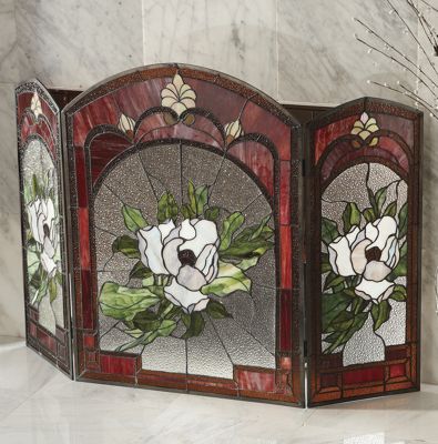 Magnolia Fireplace Screen 1