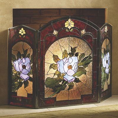 Magnolia Fireplace Screen 1