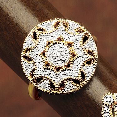 diamond vintage round ring