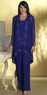 3 Piece Royal Beaded Pant Set