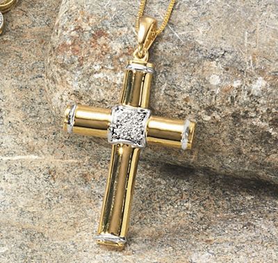 Diamond Cross Pendant
