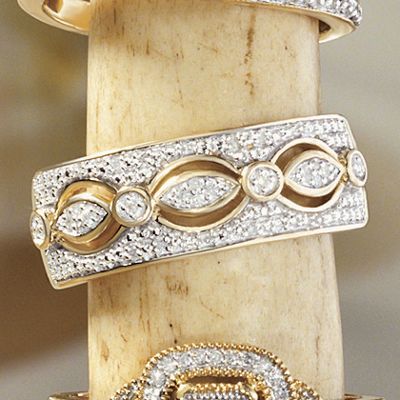 postpaid 10k gold diamond vintage band