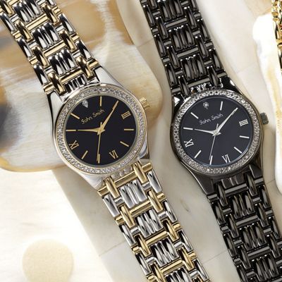 his diamond accent name watches