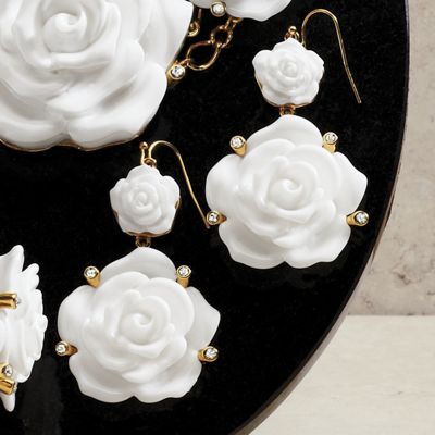 roses earrings