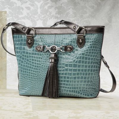 abbie leather bag with tassel