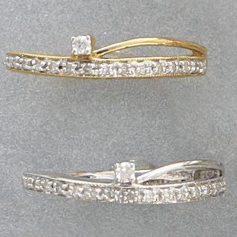 10K Gold Diamond Band