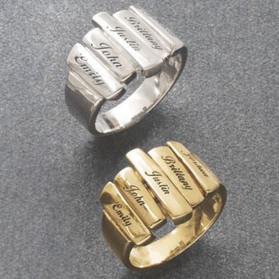 Fam Name Bar Ring