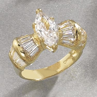 Marquise Baguette Ring