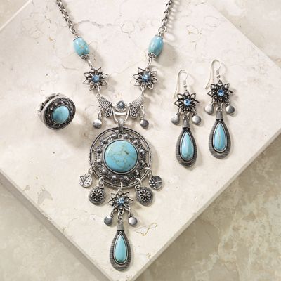 Faux Torquoise Jewelry