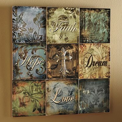 Inspirational Plaque Art
