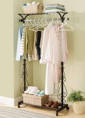 Scrolled Garment Rack A