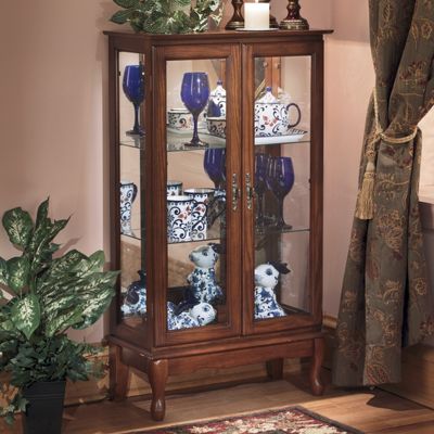 2-Door Lighted Cabinet