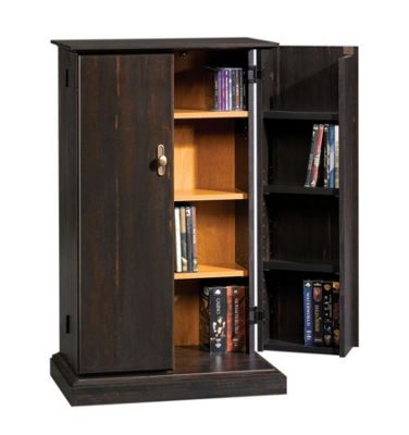 Antique Multimedia Storage Cabinet