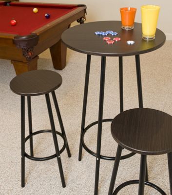 Bar Table With 2 Stools Zella
