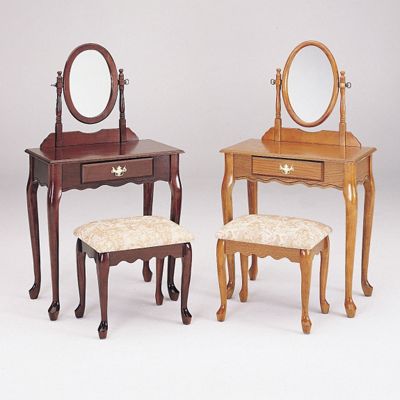 Vanity and Bench Set