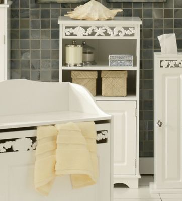 Coral Bathroom Low Cabinet