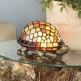 Stained Glass Turtle Lamp