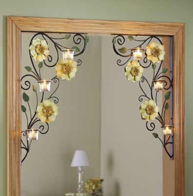 Set Of 2 Magnolia Corner Brackets