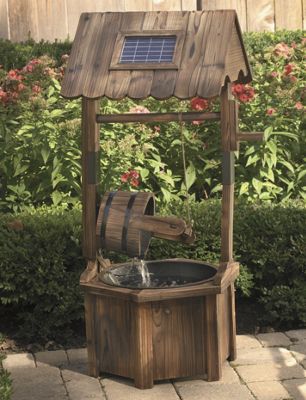 Solar Wishing Well Fountain