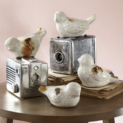 Birds Ceramic 4 Piece Set
