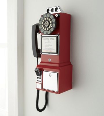 Retro Phone and Bank