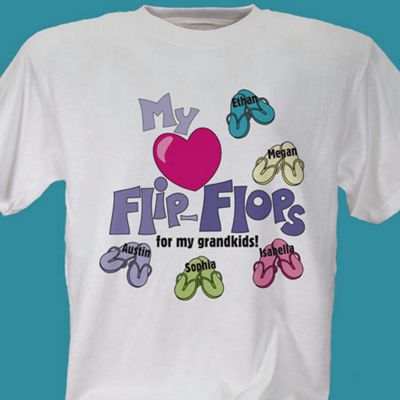 My Heart Flip Flops For My Tee