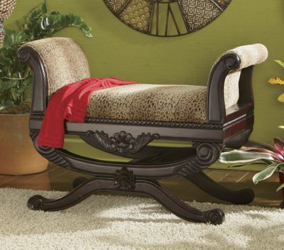 Leopard Bench