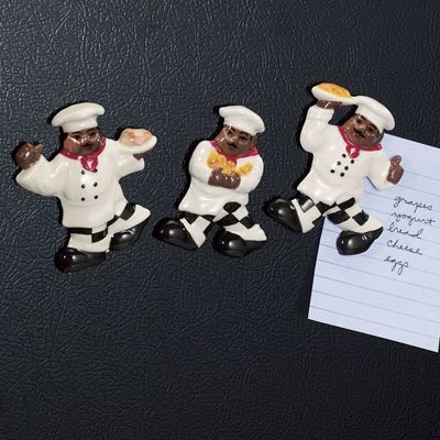 Magnets Chefs Ceramic 3 Piece Set