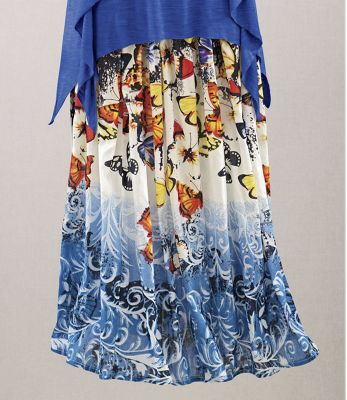 butterfly skies skirt