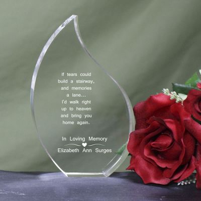 Tears Could Build A Stairway Keepsake Block