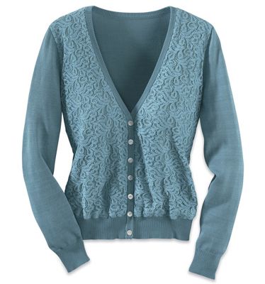 Cardigan Colette Lace Front