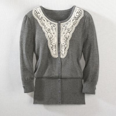 Cardigan Eyre Lace Front