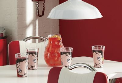 Set Of 4 Betty Boop Glasses