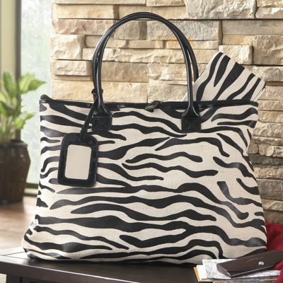 Carry On Bag Zebra Print