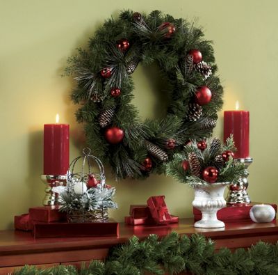 Evergreen Holiday Silk 3 Piece Set