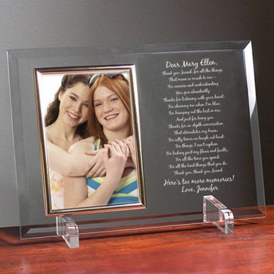 To My Friend Beveled Picture Frame