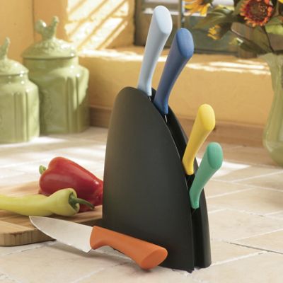 6 Piece Multicolored Knife Set