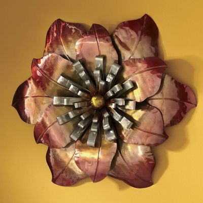 Wall Decor Red Flower