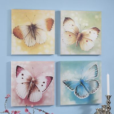 Prints Butterfly 4 Piece Set
