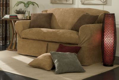 Slipcover Microfiber Twill 2 Pieces