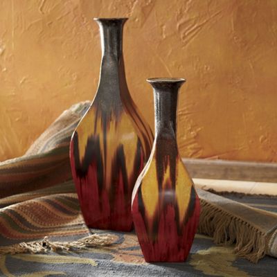 Vase Ikat Look Large