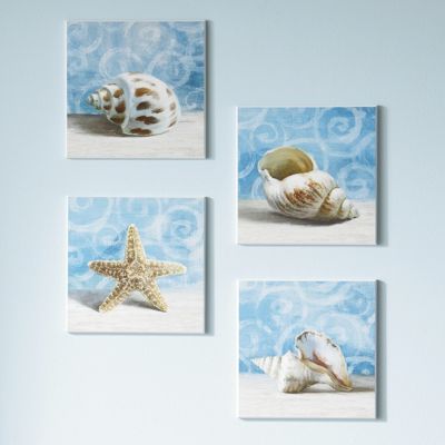Plaques Gifts From The Sea 4 Piece Set